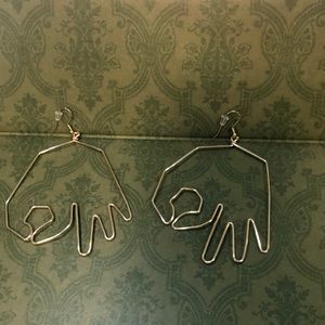 Never Worn! Circle Game Custom Earrings